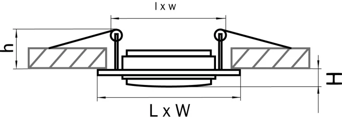 Встраиваемый светильник Singo LIGHTSTAR 11601
