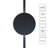 Магнитная трековая система Arte Lamp RAPID A1163PL-1BK