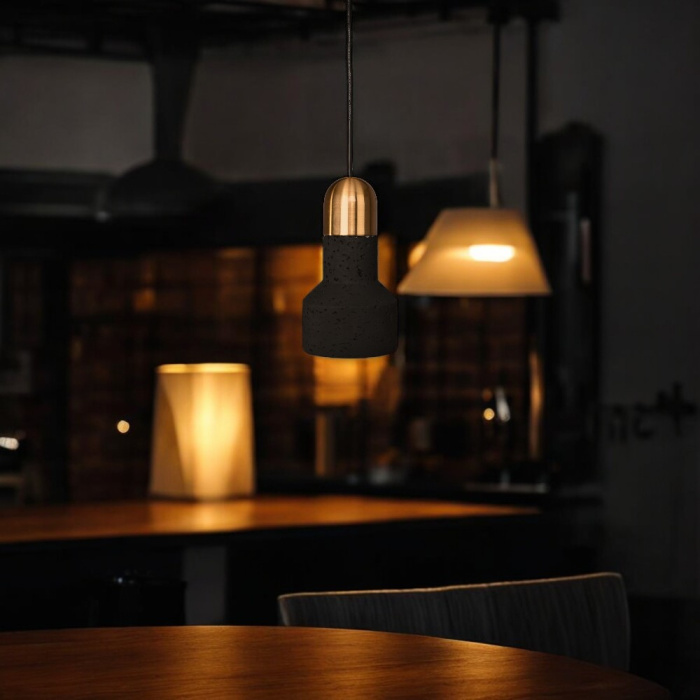 Подвесной светильник JAZZ STONE black ImperiumLoft