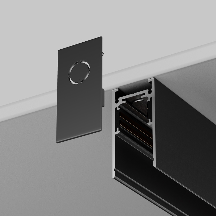 Заглушка торцевая 2 шт. Exility накладной черный Maytoni TRA034EC-41B