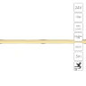 Светодиодная лента 24V 10W/m 6000К 5м IP20 Arte Lamp LANE A2432005-03-6K