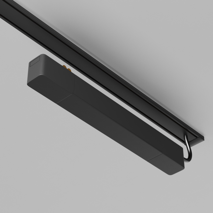 Источник напряжения накладной для трековой системы Radity 48В, 100Вт, черный Maytoni Power Supply Radity TRA084DR-100B