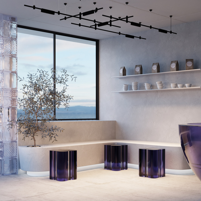 Трековый светильник Maytoni Points TR150-1-12W4K-M-B