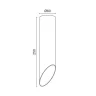 Накладной светильник Ledron SLC78008-7W-25см White