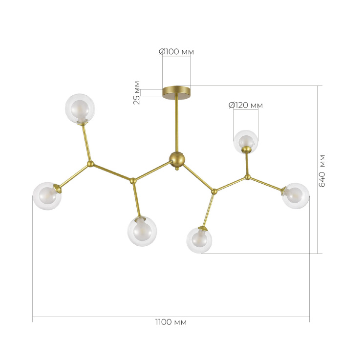 Подвесной светильник evoluce ARCUS SLE1106-203-06