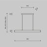Подвесной светильник Maytoni Step P010PL-L30W