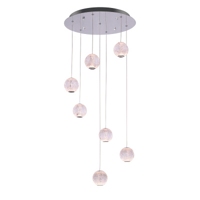 Подвесной светильник Delight Collection Elliot Diamante MD20001012-7A chrome