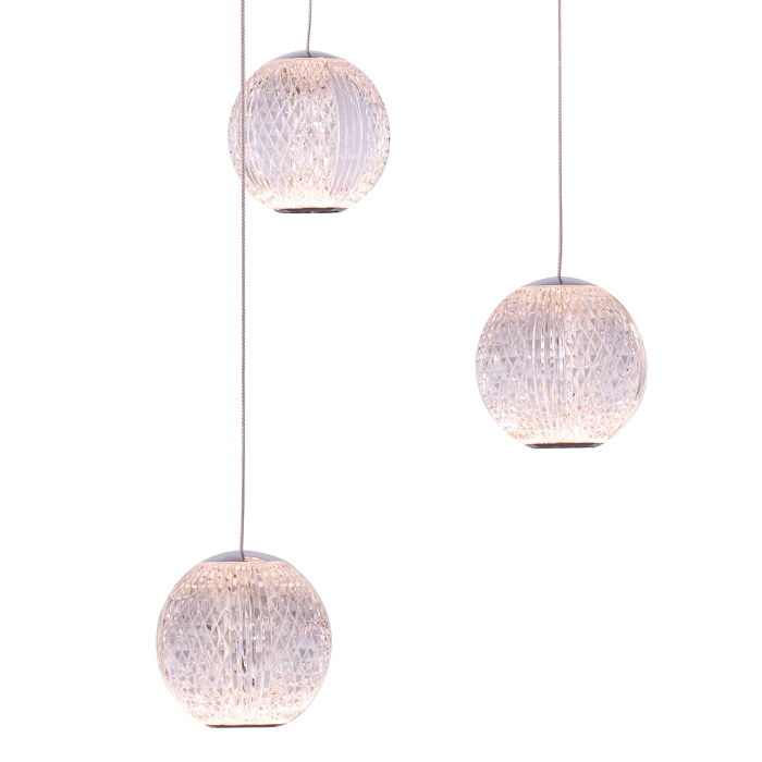 Подвесной светильник Delight Collection Elliot Diamante MD20001012-7A chrome