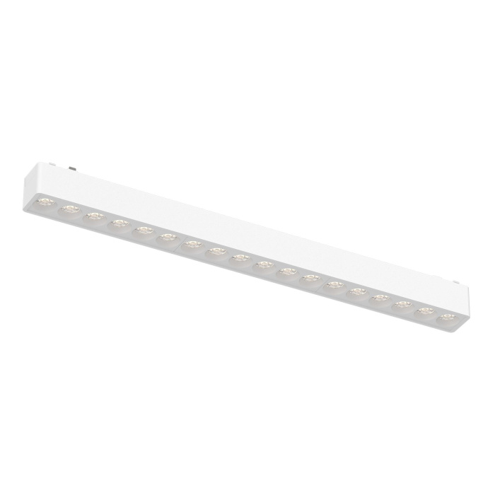 Магнитный трековый светильник Белый LED 1*18W 3000K 1 560Lm Ra>90 36° IP20 L338xW26xH24 ST673.536.18