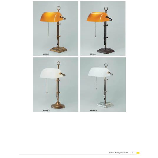 Настольная лампа Berliner Messinglampen W2-99opN