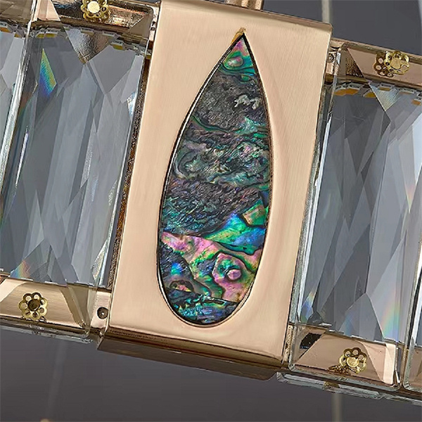 Подвесная люстра Delight Collection D8016 D8016P/R/D600 gold/clear