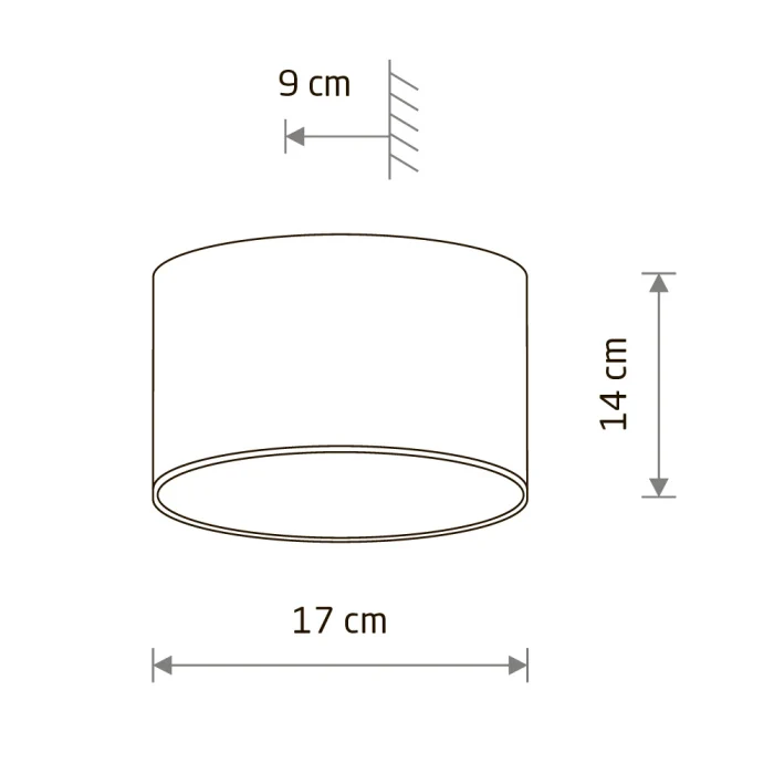 Настенный светильник Nowodvorski Ellipses Led Black 8182