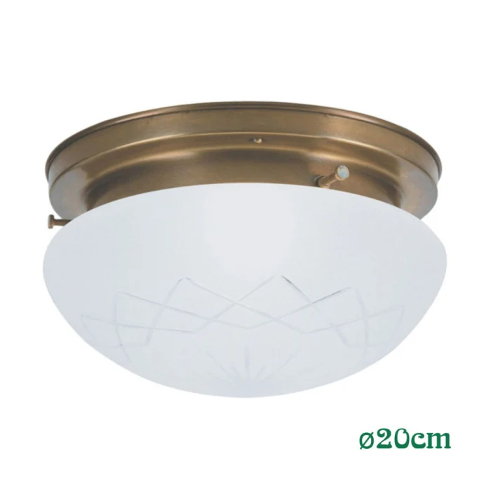 Настенно-потолочный светильник Berliner Messinglampen D8-126crB