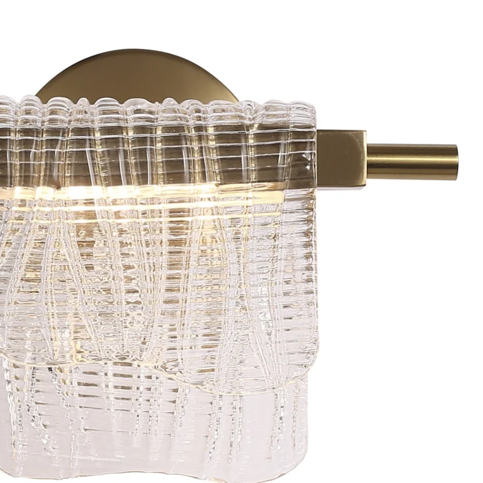 Светильник настенный ST-Luce золотистый/прозрачный LED 1*6W 3000K SL6021.201.06