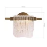 Светильник настенный ST-Luce золотистый/прозрачный LED 1*6W 3000K SL6021.201.06