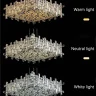 Подвесная люстра Delight Collection P7838 P7838-W80 chrome