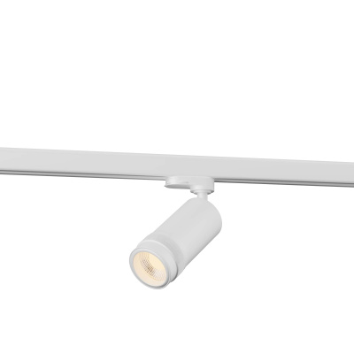 Светильник трековый Zoom Белый LED 1*10W 3000K 900Lm Ra 10-55° IP20 D55xH125 220V ST691.536.10