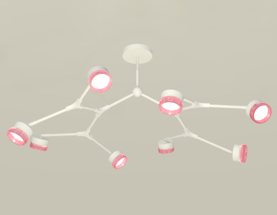 Комплект подвесного поворотного светильника с композитным хрусталем Ambrella light XB9059200