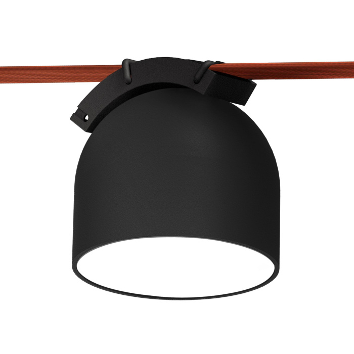 Светильник трековый Черный LED 1*12W 4000K 794Lm Ra90 120 IP20 D100xH107 48V ST451.446.12.2