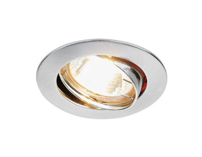 Встраиваемый точечный светильник MR16 с поворотным механизмом Ambrella light 104S SS