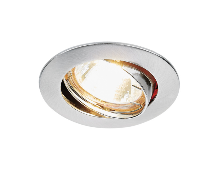 Встраиваемый точечный светильник MR16 с поворотным механизмом Ambrella light 104S SS