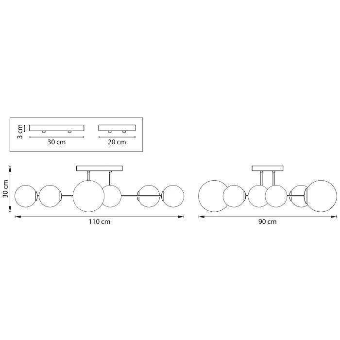 Люстра потолочная Croco Lightstar 815380