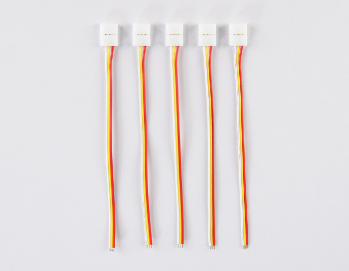 Соединитель гибкий односторонний для светодиодной ленты 2835 12/24V (3 конт.) 150 мм GS7151 (5шт) Ambrella light GS7151