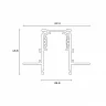 Шинопровод встраиваемый Hesby Lighting ElDeko 0061