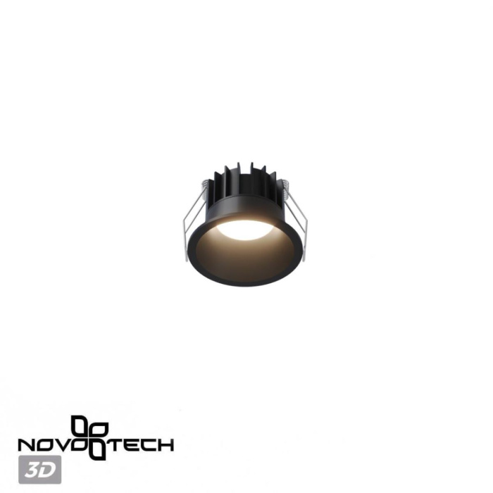 Встраиваемый светильник с переключателем цв. температуры Novotech Wir Brillo 359866
