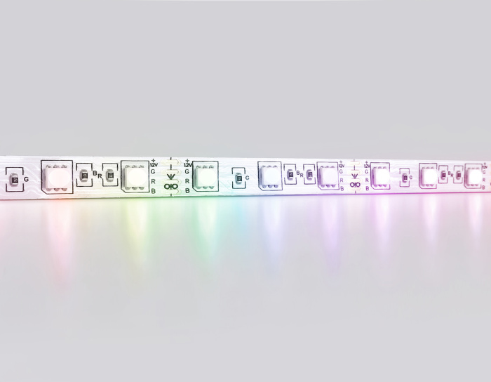 Светодиодная лента RGB Ambrella Light GS2202 5050 60Led /14.4 m/ 12V IP20 RGB 5m Ambrella light GS2202