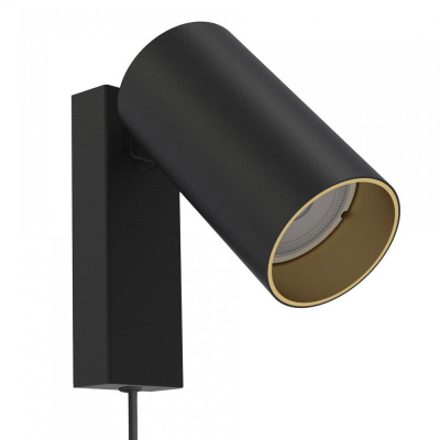 Настенный светильник спот Nowodvorski Mono Black/Gold 7765