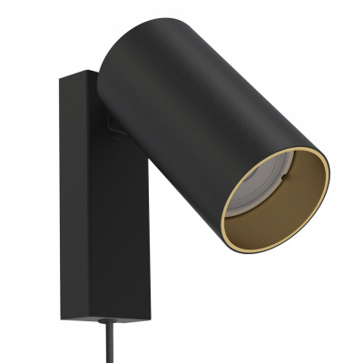 Настенный светильник спот Nowodvorski Mono Black/Gold 7765