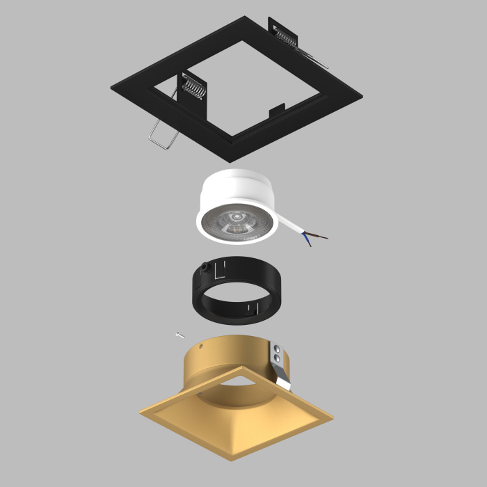 Комплект со светильником Lightstar Domino D51703BMOD