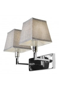 Настенный светильник iLamp Hilton 6943-2 Хром+серый
