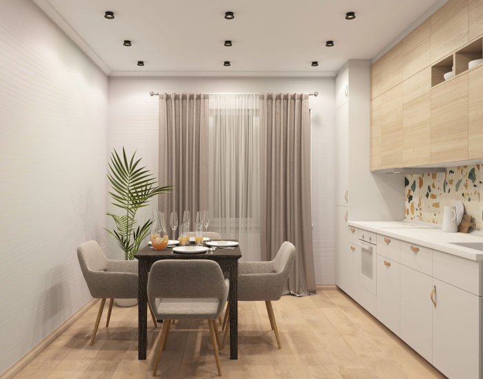 Влагозащищенный светильник Denkirs ODENSE DK2403-BK