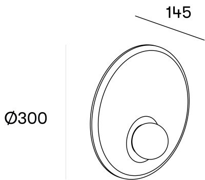 Настенный светильник Leds C4 TRIP Single White