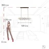 Подвесной светильник Loft it Alicante 10248/1200