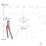 Подвесная люстра Loft it Gino 10196/1000 White