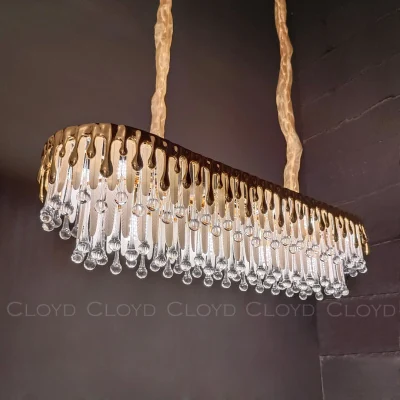 Люстра Cloyd CAPULETTI C14 / L103 см - золото (арт.11256)
