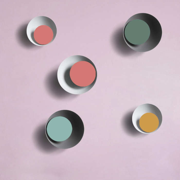 Бра TWIRL D25 White/Green ImperiumLoft