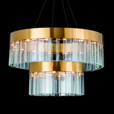 Люстра Cloyd RIDDEL C24 / Ø80 см - латунь (арт.10545)