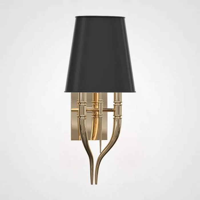Настенный светильник Crystal Light Brunilde Ipe Cavalli H52 Gold/Black ImperiumLoft