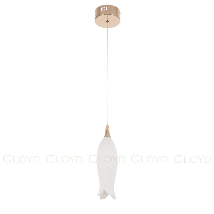 Подвесной светильник Cloyd ARGANA P1 / керамика - E14 - золото (арт.11242)