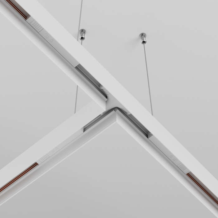 Коннектор питания Т-образный Exility белый Maytoni TRA034CWT-42W