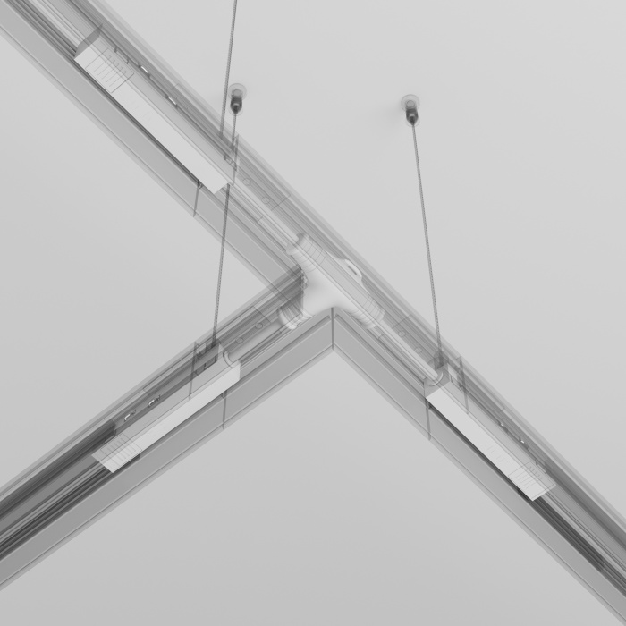 Коннектор питания Т-образный Exility белый Maytoni TRA034CWT-42W