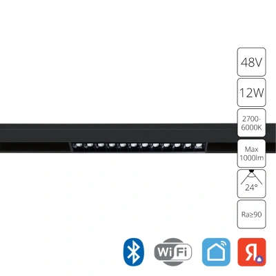 Магнитная трековая система Arte Lamp LINEA A4694PL-1BK