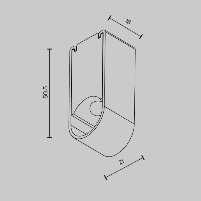 Фиксатор для накладного монтажа Maytoni CA010SM-BS