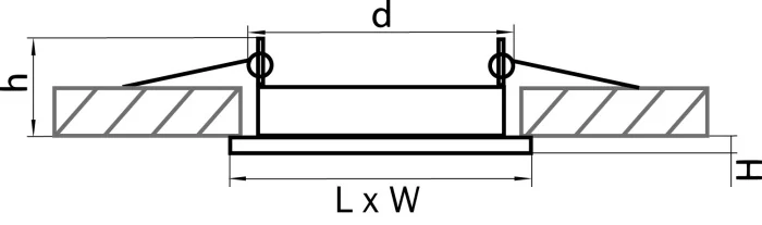 Встраиваемый светильник Tensio LIGHTSTAR 212120