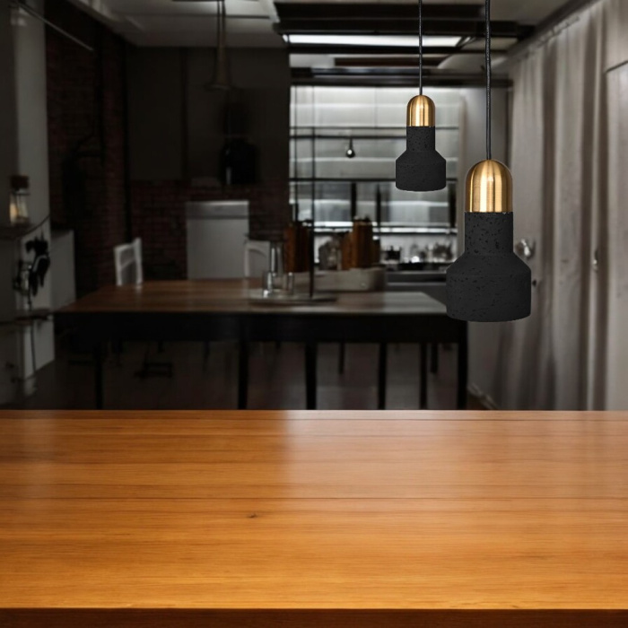 Подвесной светильник JAZZ STONE black brass ImperiumLoft