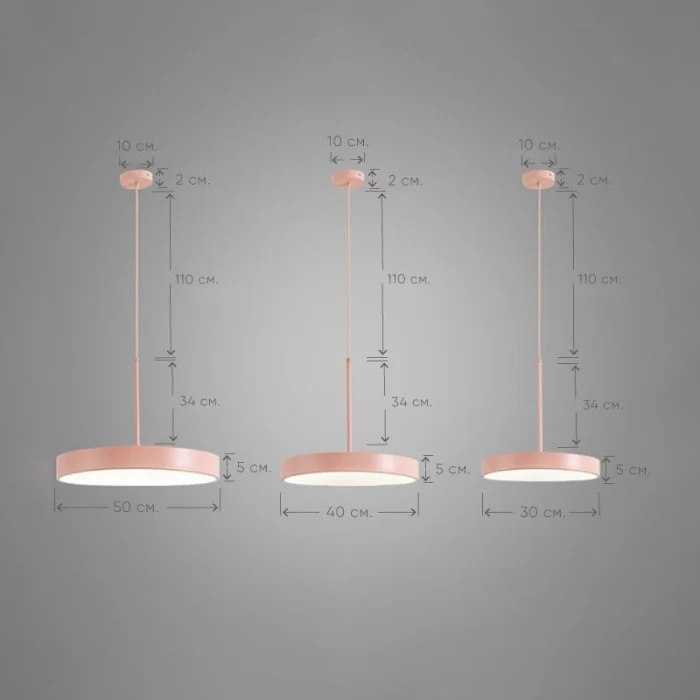 Подвесной светильник TURNA ONE D30 Pink by ImperiumLoft ImperiumLoft